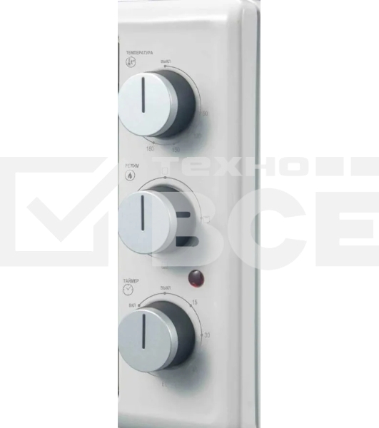 Мини-печь Willmark WO-487W(40л, 2000Вт, противень, таймер, белый)