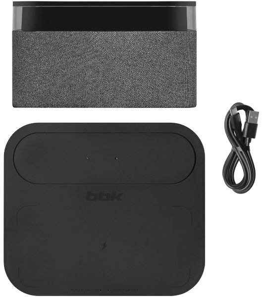 Колонка портативная BBK BTA2020 черный 5W 1.0 BT 10м 1200mAh