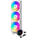 Система жидкостного охлаждения PcCooler DA360 WH ARGB Soc-AM5/AM4/1200/1700/1851 белый 4-pin Al 300W Ret (DA360-WHAWXX-GL), фото 1