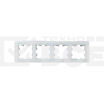 Рамка 4 -местная IEK BRITE РУ-4-2-БрБ (BR-M42-G-K01) стекло белый, фото7