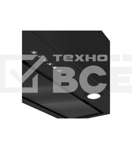 Вытяжка Elikor Cube 90П-1000-Э4Д черный/черный