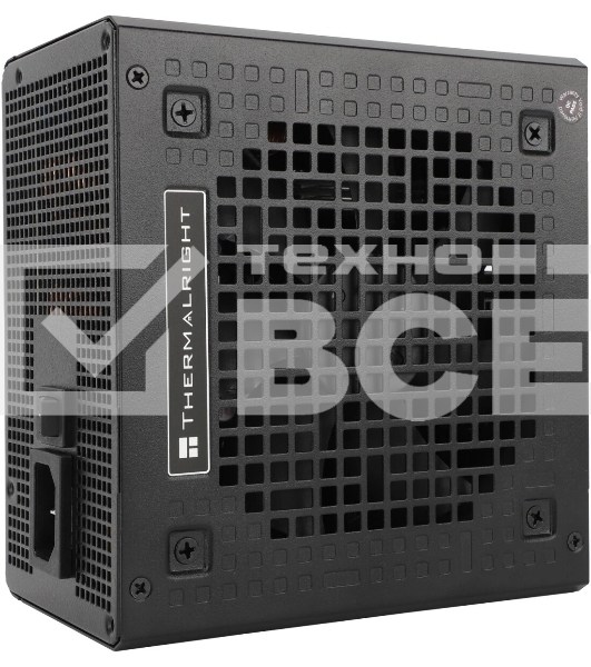 Блок питания Thermalright, 750W 80+ Bronze (ATX, 3.0, PCIe 5.0, Full modular, 1x24(20+4)pin, 2xCPU 8(4+4)pin, 4xPCIe*2 8(6+2)pin, 3xSATA3, 1x12+4pin (12VHPWR PCIe 5.0 12+4pin 600mm), 3xMOLEX4pin, Active, 120x120mm, 150x140x86mm, APFC, black)
