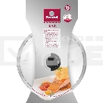 Крышка Rondell Handy RDA-1688 d=28 см крыш.прозрачный руч.черная, фото2