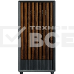 Компьютерный корпус Zalman P10 NAMU, MATX, черный, WINDOW, FRONT COVER WALNUT, 2x3.5