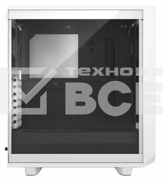 Компьютерный корпус Fractal Design MESHIFY 2 COMPACT белый - TG/ATX, TG/2x140мм & 1x120мм fans inc./FD-C-MES2C-05