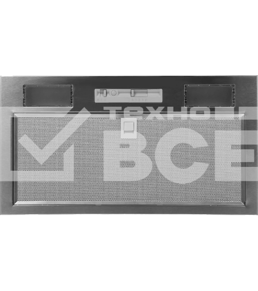 Вытяжка встраиваемая Elikor Breeze 52Н-450-П3Д нержавеющая сталь, 52.2 см, 450 куб. м/ч, 55 дБ