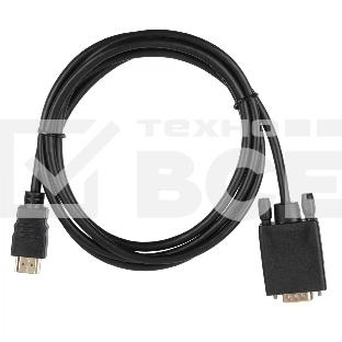 Кабель ACD-DHVM1-18B ACD-DHVM1-18B HDMI 1.4, Golden Plated,19m/15m, HDMI-VGA черный, 1.8м (742323)
