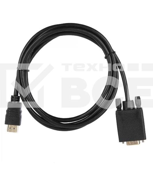 Кабель ACD-DHVM1-18B ACD-DHVM1-18B HDMI 1.4, Golden Plated,19m/15m, HDMI-VGA черный, 1.8м (742323)