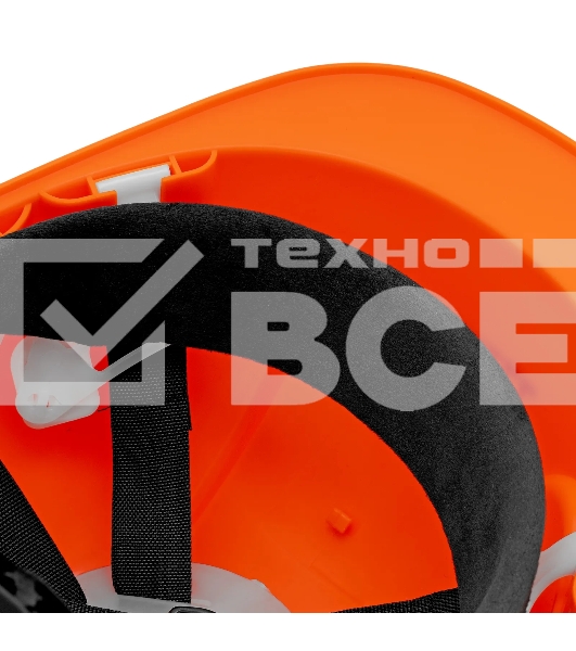 Каска защитная ударопрочная Denzel ABS/PC, плавная регулировка, модель 