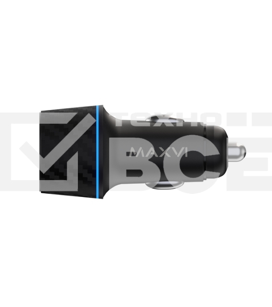 Автомобильное зарядное устройство Maxvi CCM-MS604PD 48W 6A (USB + Type-C, QC3.0 PD3.0) черный