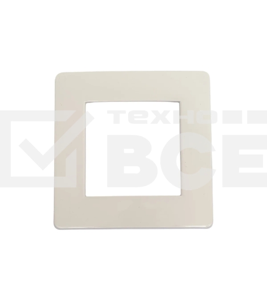 Рамка 1-м 2мод. Brava белый ДКС 75010W