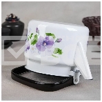 Чайник Лысьва 27104П2 Анютины глазки эмал. 2,0л, фото3