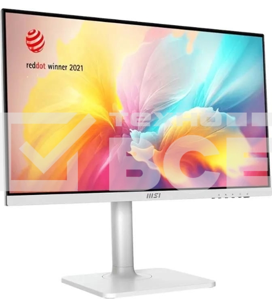 Монитор 23.8' MSI Modern MD2412PW IPS 1920x1080, 100 Гц, 4 мс, 16:9, 300 кд/м2, 1xHDMI, 1xUSB-C, 1x3.5 мм, белый