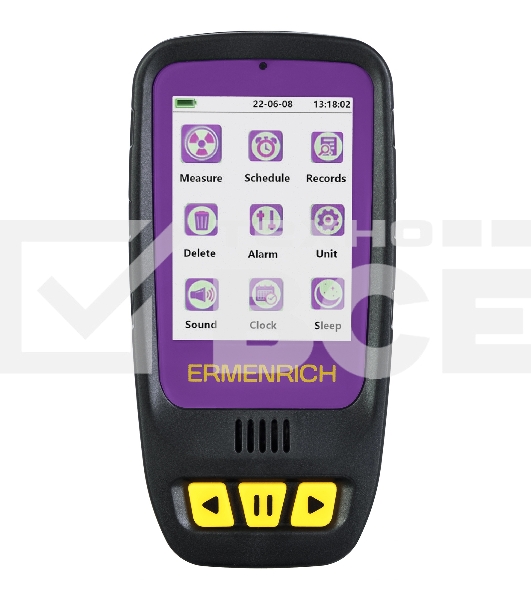 Дозиметр Ermenrich Ping RD40 фиолетовый/черный (84640)