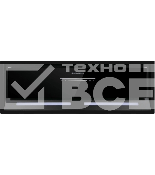 Вытяжка встраиваемая Maunfeld Nebula 85 Glass черный, 85 см, 1050 куб. м/ч, 57 дБ