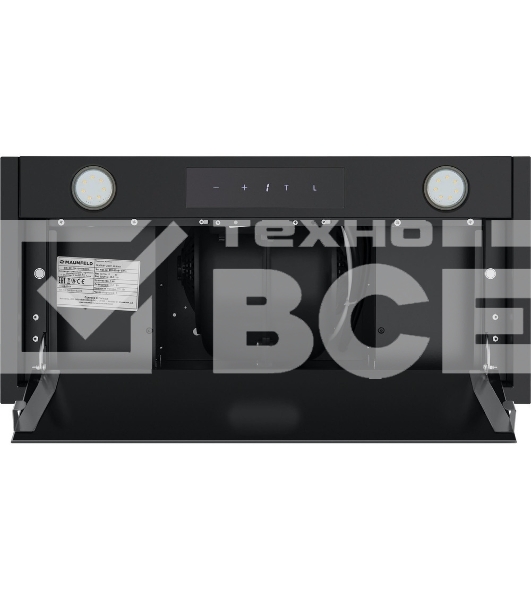 Вытяжка встраиваемая Maunfeld Fantasy Light 60 черная, 59.7 см, 800 куб. м/ч, 52 дБ