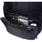 Рюкзак мужской Piquadro Brief2 CA4439BR2BM/BLUCU темно-синий/коричневый нейлон/натур.кожа, фото4