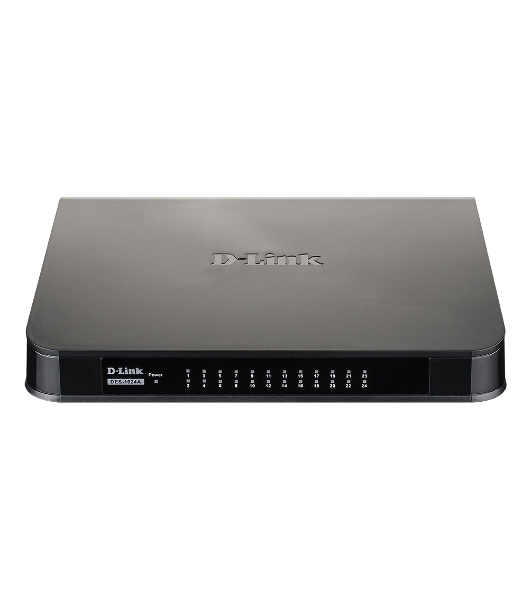 Коммутатор D-Link DES-1024A/E3A, 24×100 Мбит/с, неуправляемый