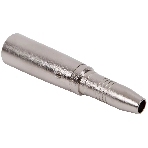 Переходник аудио FORCE CFA-011XLR (M) 3-pin на 1/4' TRS Jack (F), материал контактных частей медь, покрытие никель, матовый серебристый, фото2