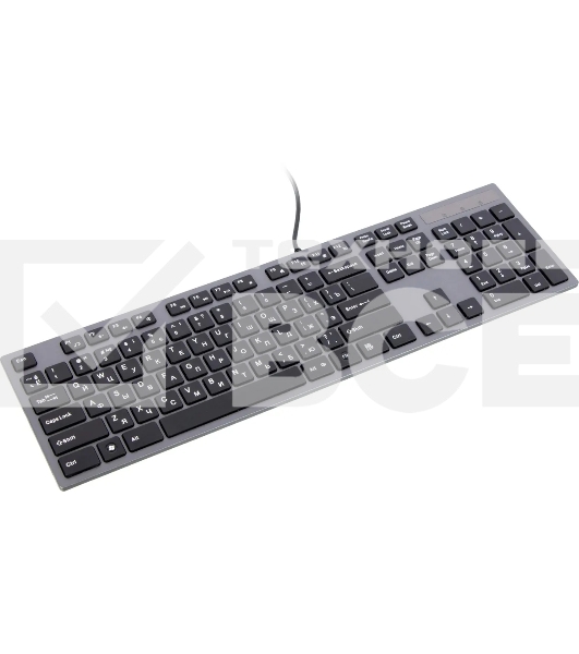 Клавиатура A4Tech KV-300H серый/черный USB slim
