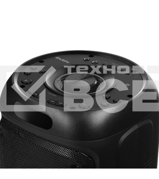 Мобильные колонки Sven PS-770 2.0 черный 2x50W  Bluetooth