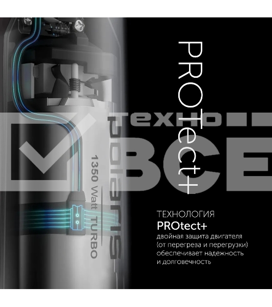 Блендер погружной Polaris PHB 1385 1350Вт черный
