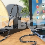Кабель Hoco U110 iP USB (m)-Lightning (m) 1.2м черный коробка, фото3