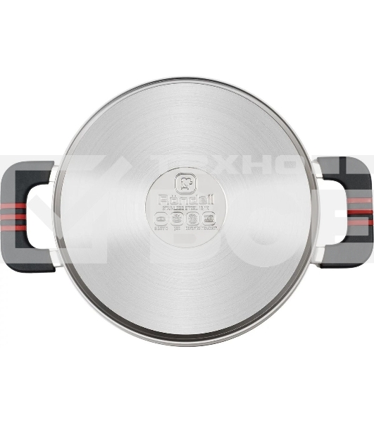 Кастрюля Rondell Stripes RDS-1637, 2.8л, 20см, с крышкой, стальной