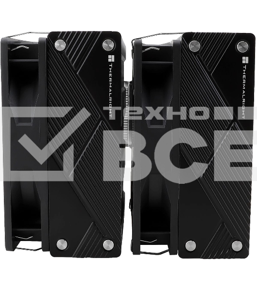 Устройство охлаждения(кулер) Thermalright Phantom Spirit 120 Soc-AM5/AM4/1151/1200/1700 черный 4-pin 25.6dB Al+Cu 535gr Ret (PS120)