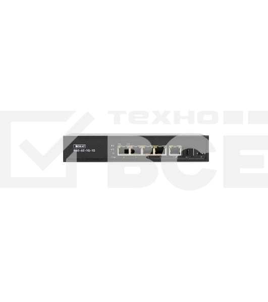 Коммутатор SKAT PoE-4E-1G-1S PoE Plus 60Вт порты: 4-Ethernet 1-Uplink 1-SFP