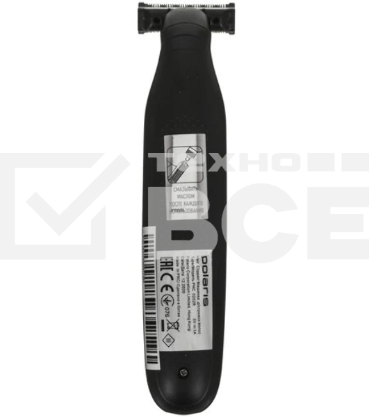 Машинка для стрижки Polaris PHC 0202R черный/серебристый