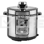 Скороварка-мультиварка электрическая Endever Vita-150 стальной, 1200 Вт, 6 л, 14 авторежимов работы, книга рецептов, фото 1