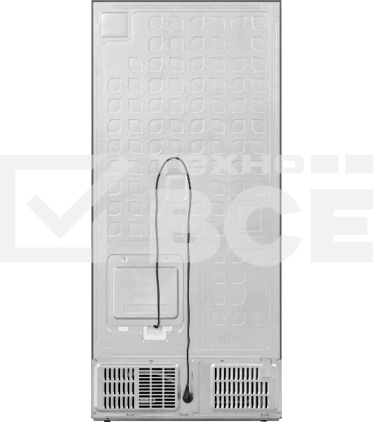 Холодильник Hisense RQ5P470SEI1 трехкамерный, серый, 331/199, морозилка снизу, Total No Frost, Side-by-Side