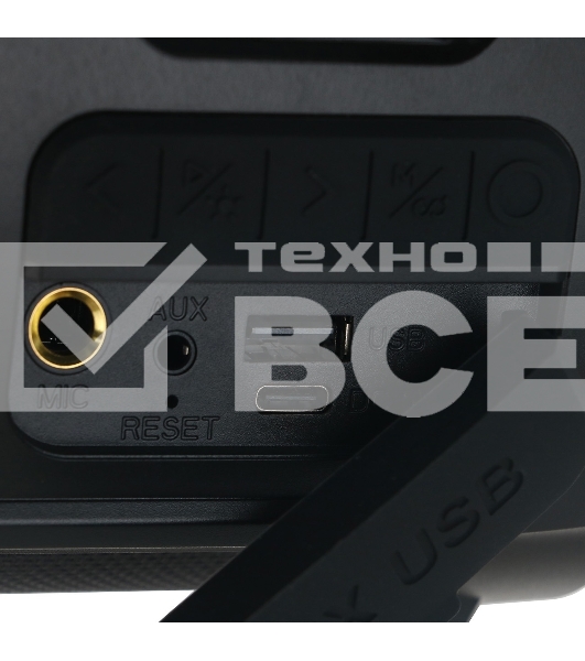 Портативная колонка Hyundai H-PS1025 черный 40W 2.0 BT 10м 3000mAh