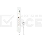 Сетевой фильтр Гарнизон 2.0 Мультипорт EPS-4-U3-W-2, 4 р, 10А, 3xUSB, 2м, ур.защиты 2+, белый, пакет, фото5