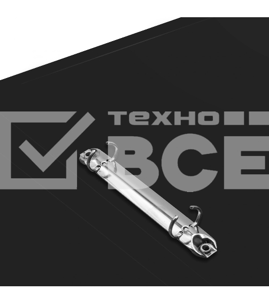 Папка на 2-х кольцах Silwerhof Eco A4 пластик 0.5мм черный