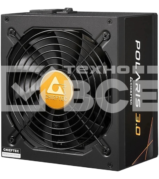 Блок питания Chieftec Polaris 3.0 PPS-1050FC-A3, 1050Вт, 80 PLUS Gold, 135мм, модульный, черный