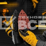 Треугольник абразивный Denzel на ворc. подложке под 