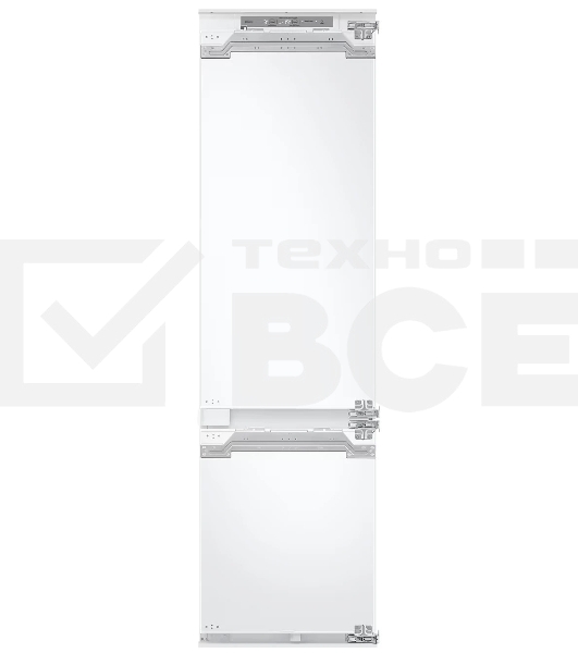 Встраиваемый холодильник Samsung BRB70F30AEF0EO белый двухкамерный 224/74л морозилка снизу No Frost