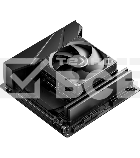 Кулер для процессора ID-COOLING IS-47-XT V2 LGA1851/1700/1200/115X/AM5/AM4 низкопрофильный высота 47мм (24шт/кор, TDP 100W, PWM, 4 тепл.трубки + медная база, FAN 92мм, черный) BOX