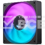 Вентилятор для корпуса JONSBO SL-120C (120x120x25мм, 4-pin PWM, FRGb, 59.48CFM, 32.0dBA, 1500RPM, черный), фото 1