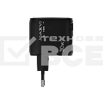 Сетевое зарядное устройство Maxvi SFC-330GN Type-C\USB 30W PD QC3.0 черный, фото2