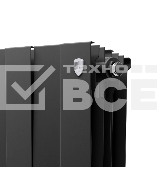 Радиатор биметаллический Royal Thermo PianoForte 500 Черный - 4 секц.