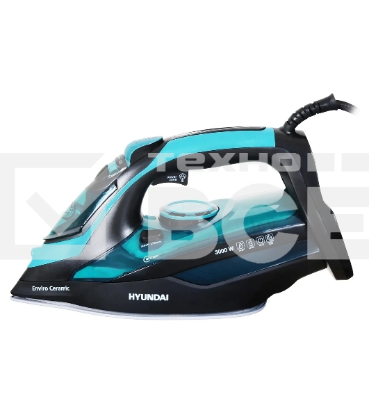 Утюг Hyundai H-SI01221 3000 Вт черный/зеленый