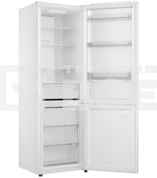 Холодильник Candy CFN6185W белый двухкамерный  207/91 л морозилка снизу, No Frost