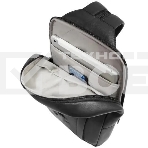 Рюкзак слинг мужской Piquadro Russel CA6764W137/N черный кожа, фото5