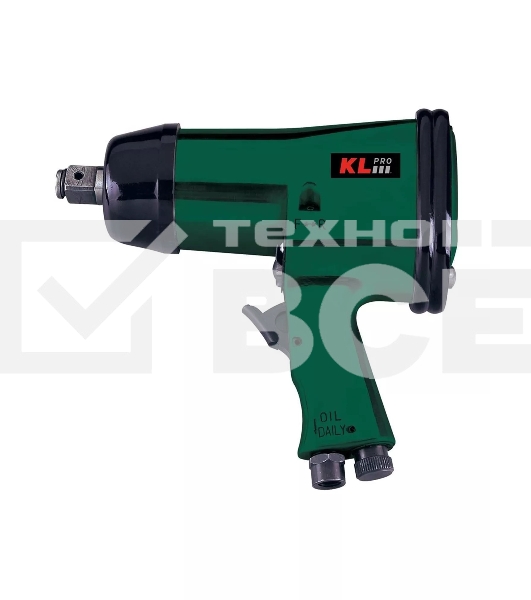 Профессиональный пневматический гайковерт KLPRO KLHA0740 (патрон 3/4', 4500об/мин, 678Hm воздушный штуцер 1/4', удар)