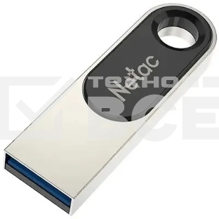 Флешка USB Netac U278 (NT03U278N-032G-32PN), 32Gb, USB 3.0, R/W 90/45, серебристый/черный