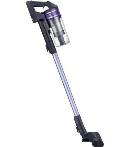 Пылесос вертикальный Samsung VS15A6031R4/EV фиолетовый/черный, питание от аккумулятора, 150 Вт, уборка сухая, пылесборник 0.8 л, работа от АКБ max 40 мин.