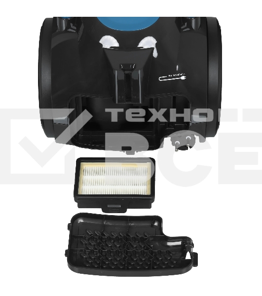 Пылесос Bosch BGS05A220 синий/серый, 700 Вт, уборка сухая, пылесборник контейнер 1.5 л